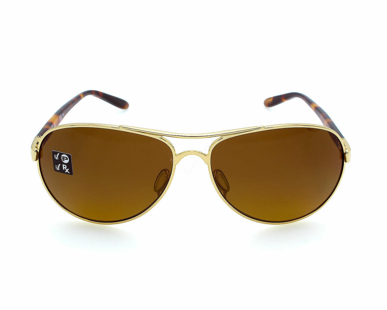OAKLEY Feedback Polished Gold/Brown Gradient Polarized 