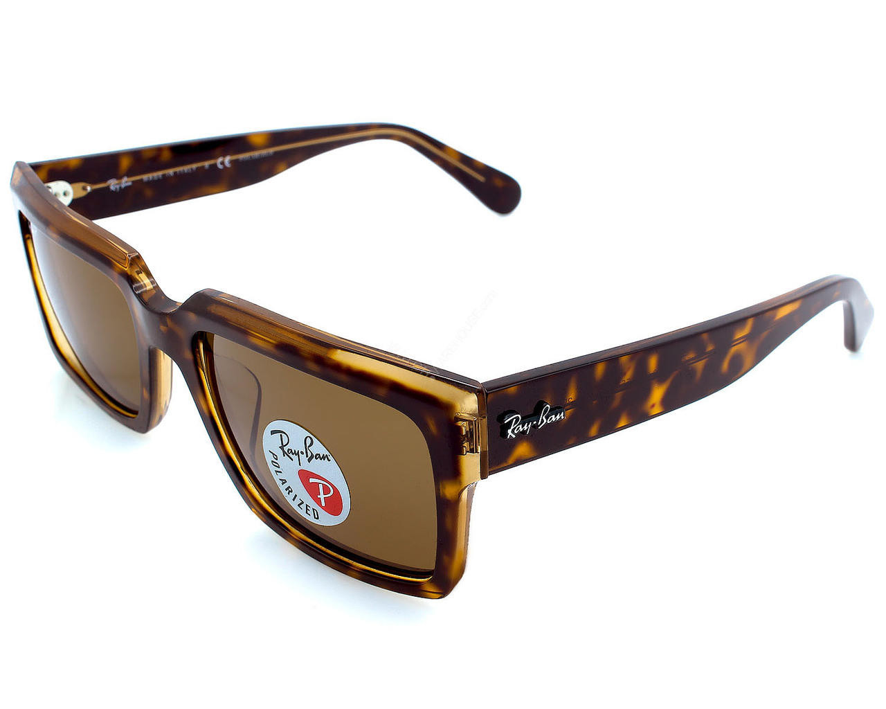RAY-BAN Inverness Havana/Brown Polar Women's Sunglasses RB2191F 1292/57 |  Fast & Free US Shipping | Watch Warehouse