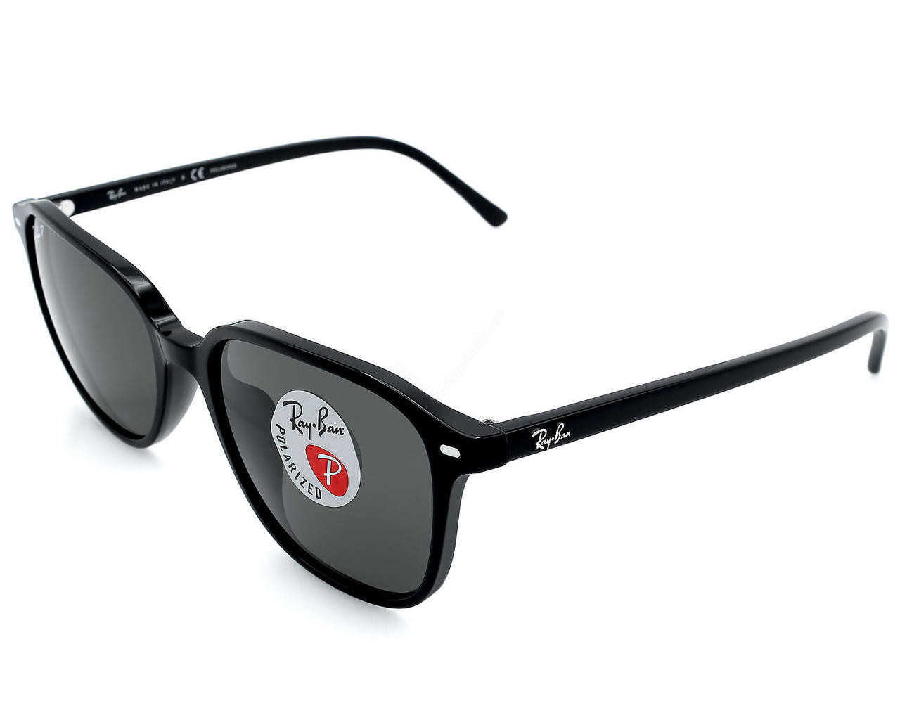 RAY-BAN Leonard Black Frame 55-145MM Women's Sunglasses RB2193F 901/58