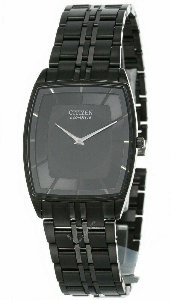 CITIZEN Eco Drive Black Dial SS Men's Watch AR3025-50E | Fast