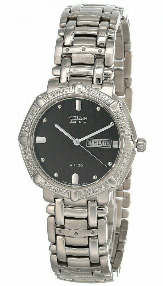 CITIZEN J-Class Eco-Drive Black Dial SS Unisex Watch BM8340-50E