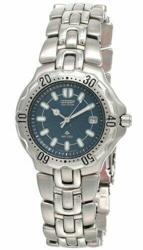 CITIZEN Eco Drive Blue Dial Stainless Steel Men's Watch AT0910-51A