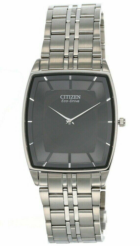 CITIZEN Eco Drive Black Dial SS Men's Watch AR3020-53E