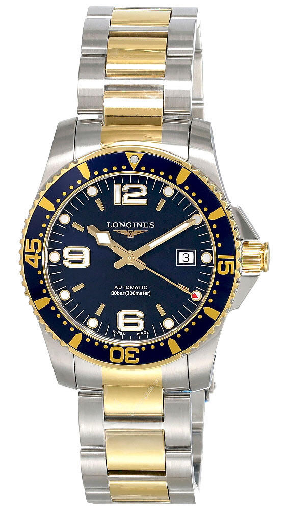 LONGINES HydroConquest 41MM AUTO SS Blue Dial Men's Watch L3.742.3