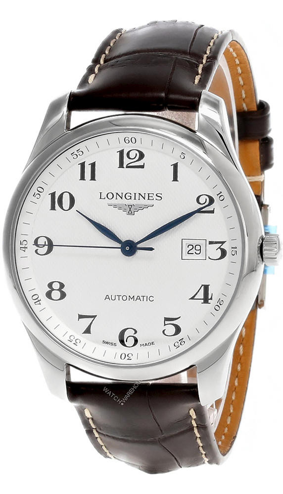 LONGINES Master Collection 42MM AUTO Silver Dial LTHR Men's Watch  L2.893.4.78.3