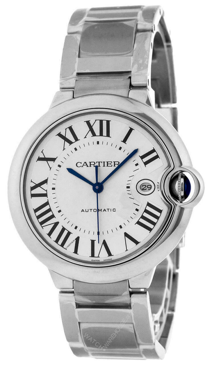 CARTIER Ballon Bleu Auto 42MM Silver 