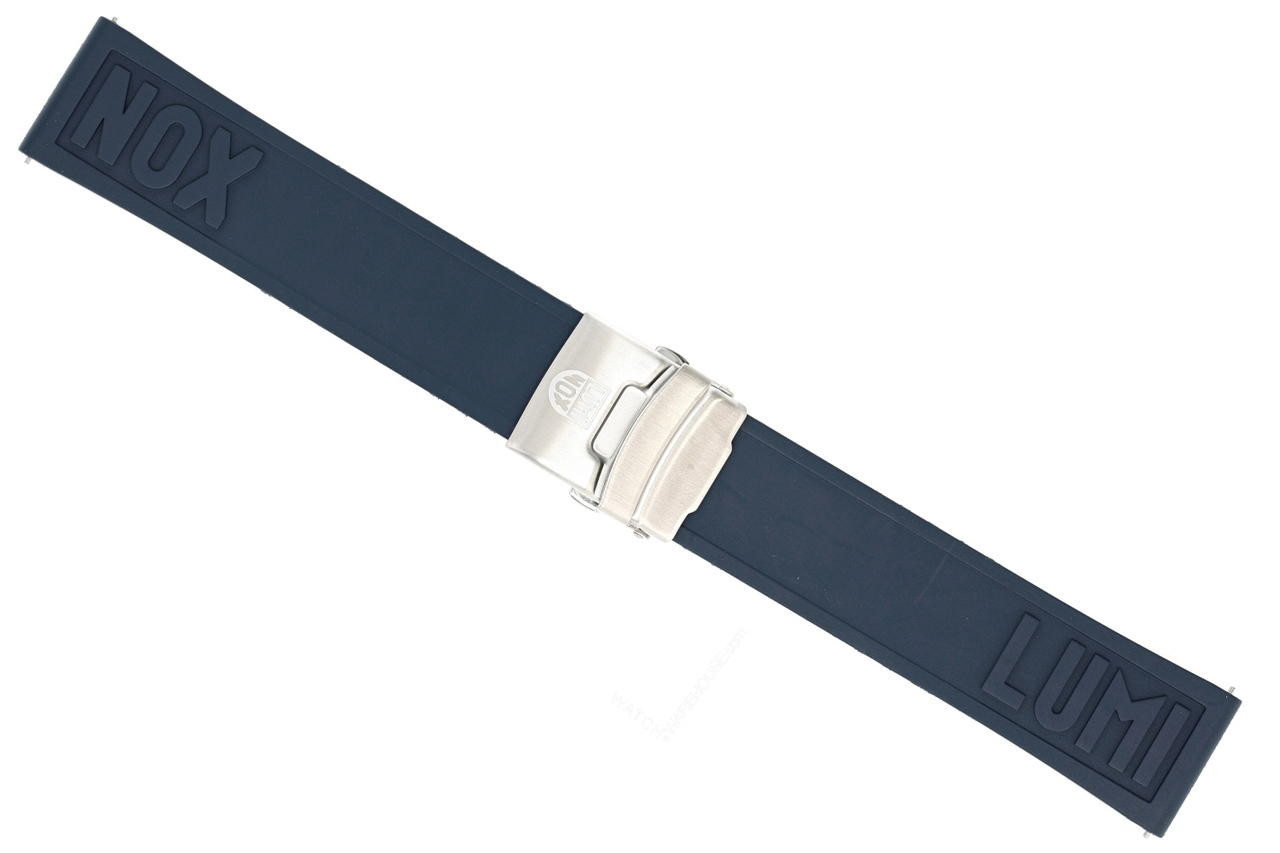 LUMINOX 24MM Navy Blue Rubber Cut-To-Fit Strap FPX.2406.40Q.K