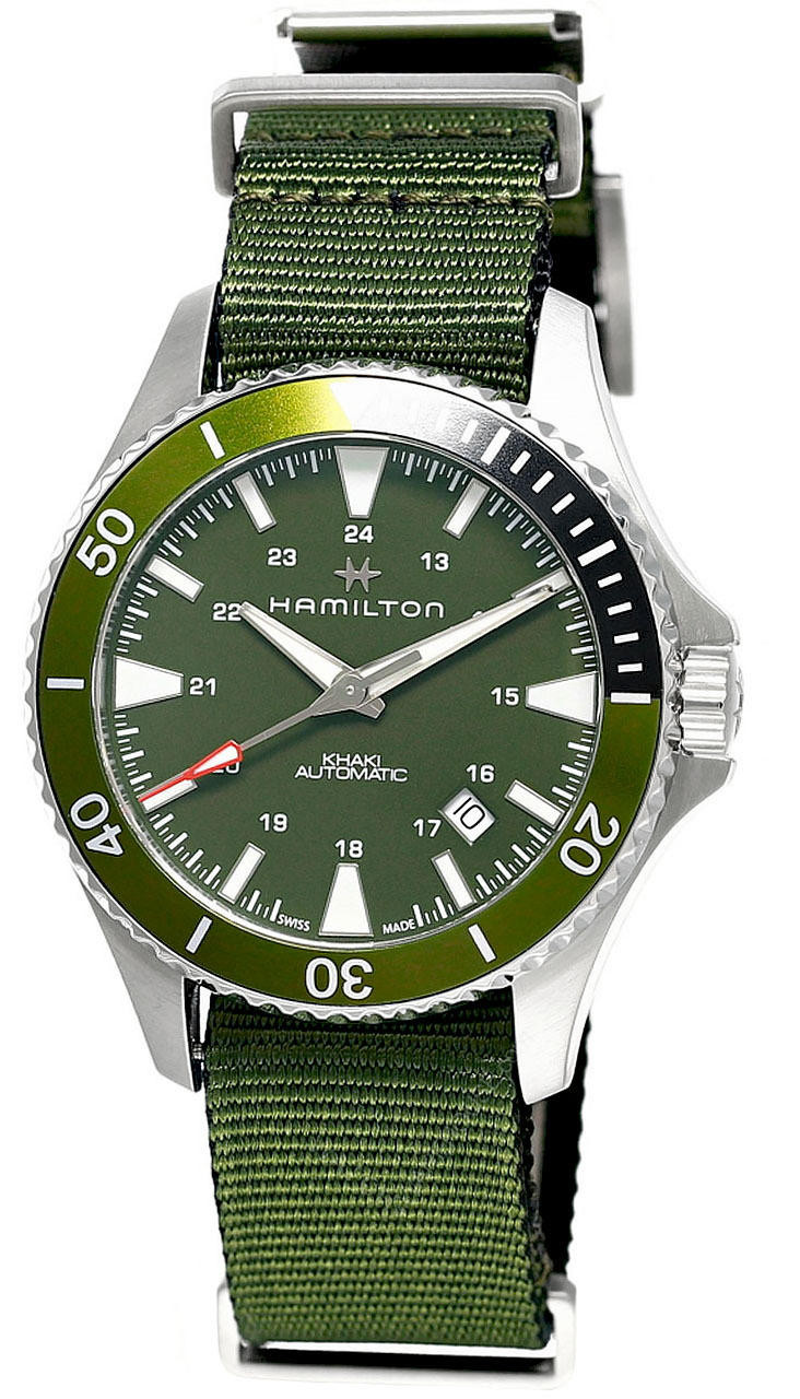 HAMILTON Khaki Navy Scuba 40MM AUTO Men's Watch