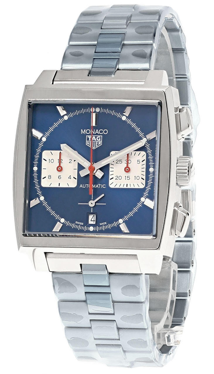 TAG HEUER Monaco AUTO 39MM SS Blue Dial Men's Watch