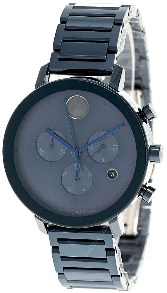 MOVADO Bold Evolution 38MM S-Steel Blue Dial Women's Watch 3600790