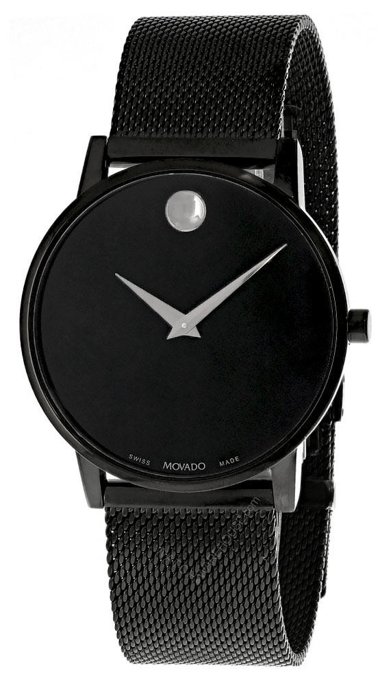 ロデオ MOVADO Museum Classic 40MM S-Steel Black Dial Men's Watch 0607395