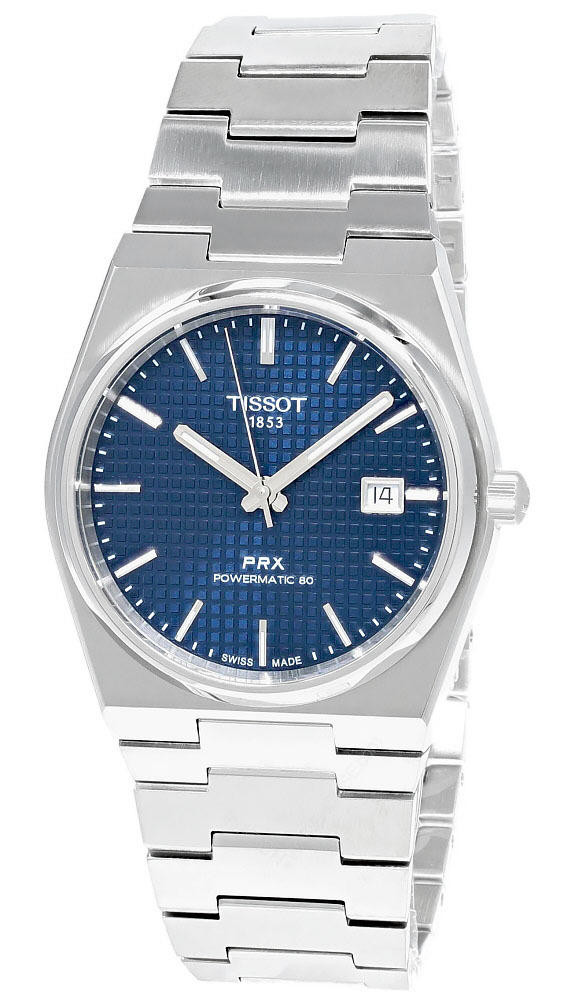 TISSOT PRX Powermatic 80 40MM SS Blue Dial Men's Watch T1374071104100