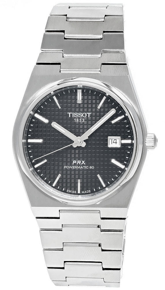 TISSOT PRX Powermatic 80 SS Black Dial Men's Watch T137.407.11.051.00