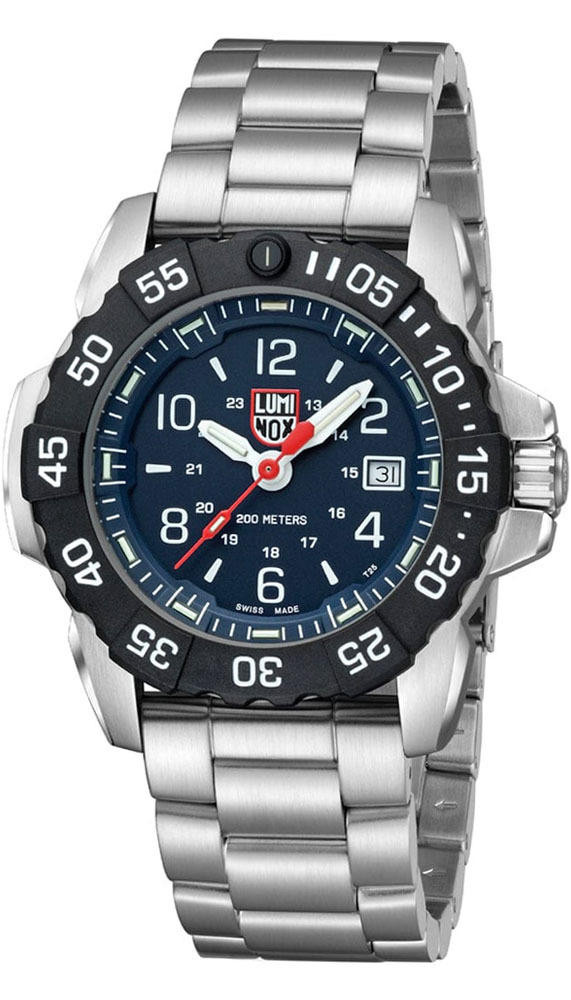 LUMINOX Navy Seal Military Dive 45MM SS BLU Dial Men's Watch XS.3254.CB