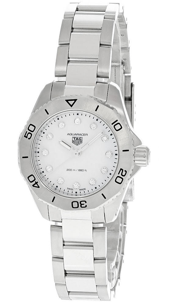 TAG HEUER Aquaracer 30MM Diamond MOP Dial Women's Watch WBP1416.BA0622