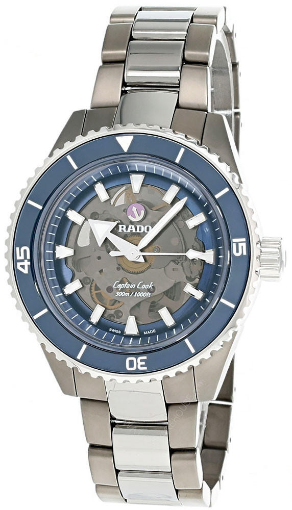 Photos - Wrist Watch RADO Captain Cook AUTO 43MM High-Tech Ceramic/Titanium Men's Watch R321282 