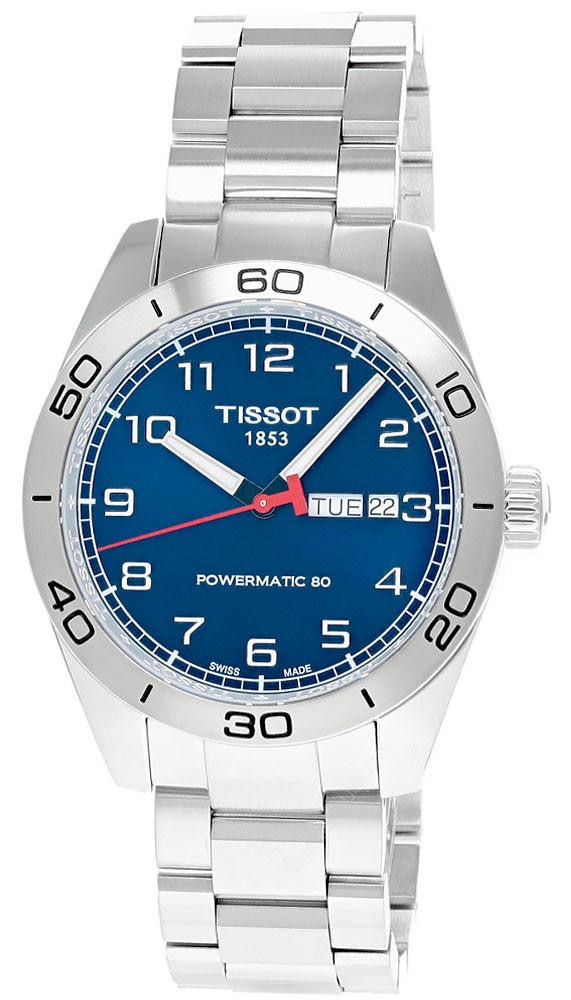 TISSOT PRS 516 Powermatic 80 42MM SS Blue Dial Men's Watch T1314301104200