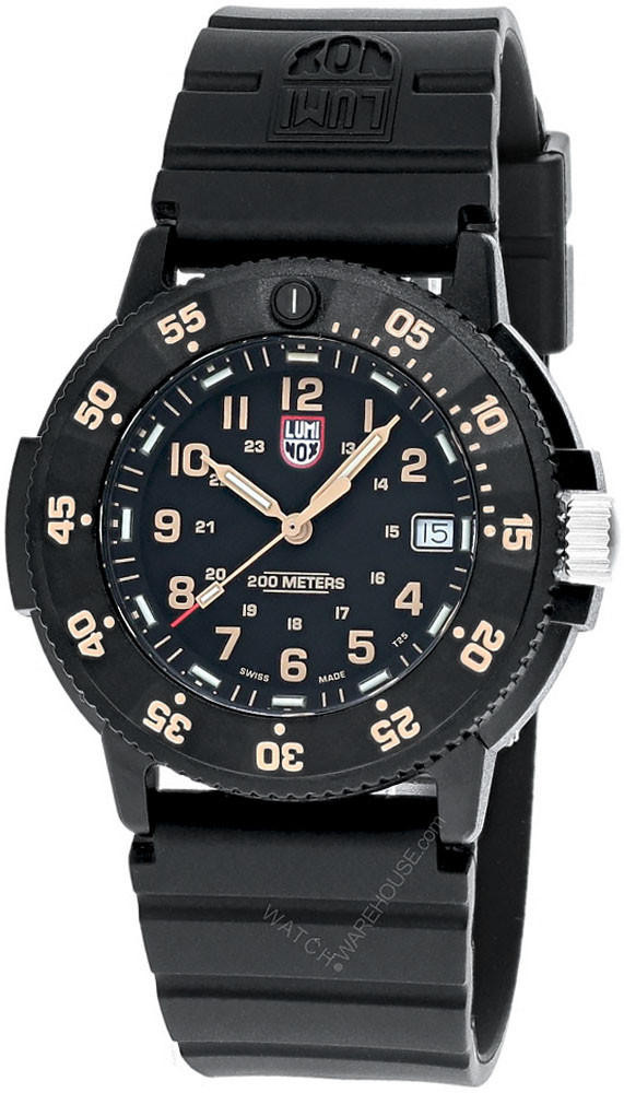 LUMINOX Navy Seal 43MM Dive Black Rubber Men's Watch XS.3001