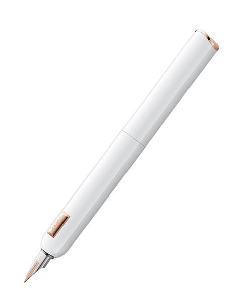 LAMY 081 Dialog Shiny White Lacquer Finish (M) Nib Fountain Pen