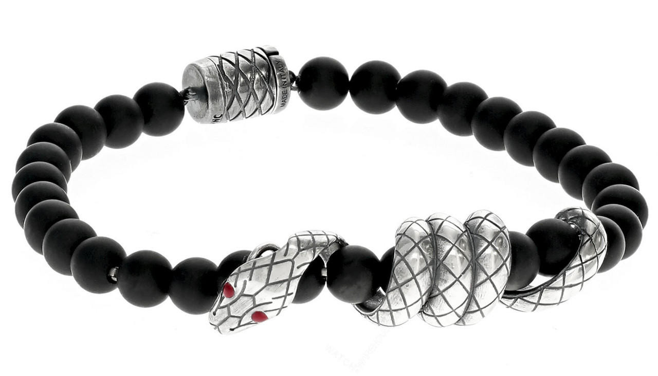 Montblanc 1858 Geosphere Bracelet in Leather and Steel - Luxury Bracelets –  Montblanc® OM