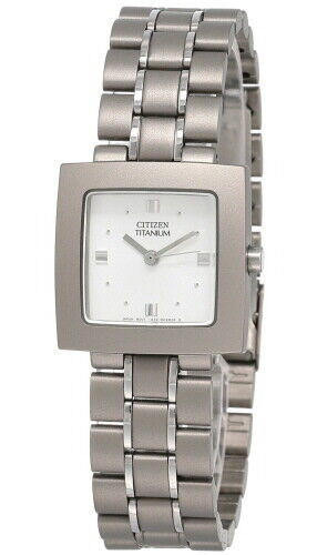 CITIZEN Silver Dial Titanium Women's Watch EL1550-50A