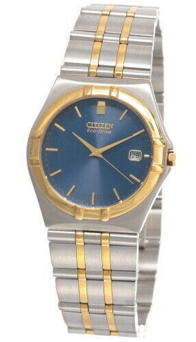 CITIZEN Blue Dial Two-tone SS Men display picture 3
