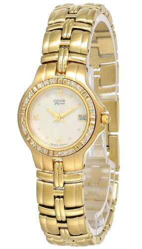Vintage Citizen Elegance Quartz Modern Cubic Style Gold Watch MOP Dial Citizen | Accessories | Vintage Citizen Elegance Quartz  main image 2