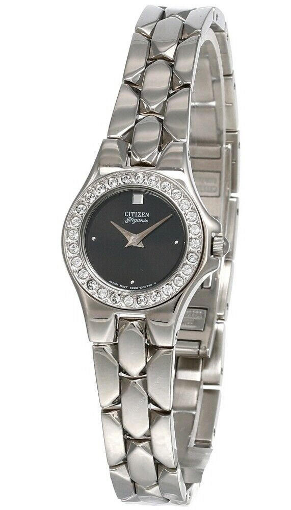 Citizen Crystal 32mm Women;s Diamond Watch Ladies main image 2