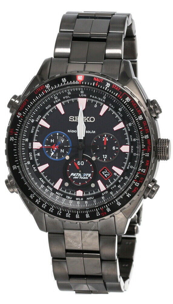 Seiko Prospex Sync Solar Patriots Jet Team Limited Edition Men's Watch  SSG007 | Fast & Free US Shipping | Watch Warehouse