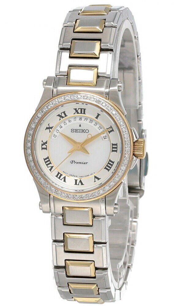 Seiko premier diamond ladies watches Clearance