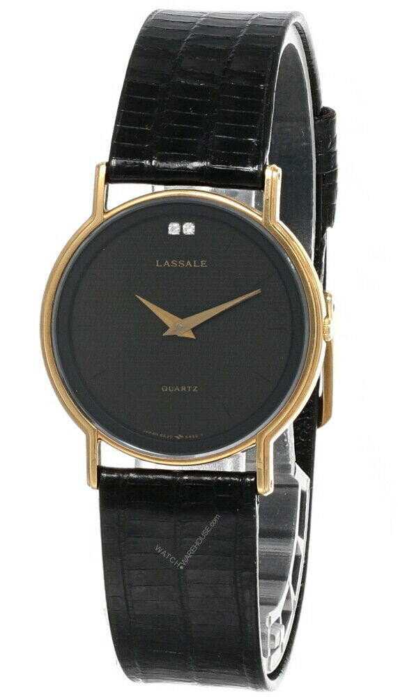 Lassale quartz sales gold watch