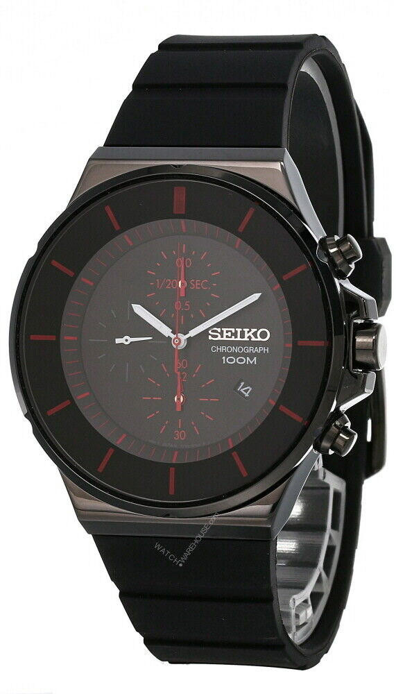 Seiko Chronograph 44MM Black Dial Men's Watch SNDD61 | Fast & Free US  Shipping | Watch Warehouse
