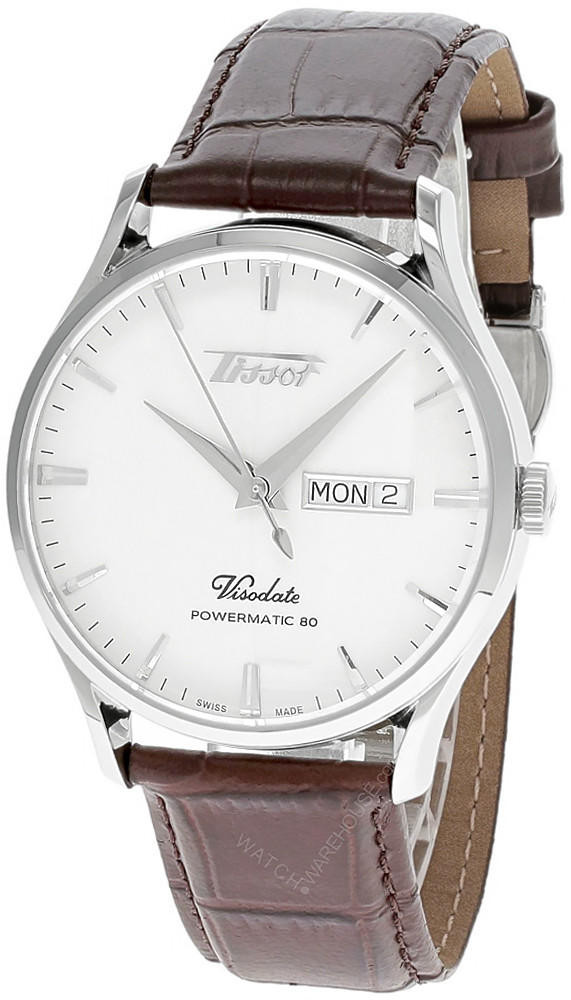 TISSOT Heritage Visodate AUTO 42MM Brown LTHR Men's Watch T118