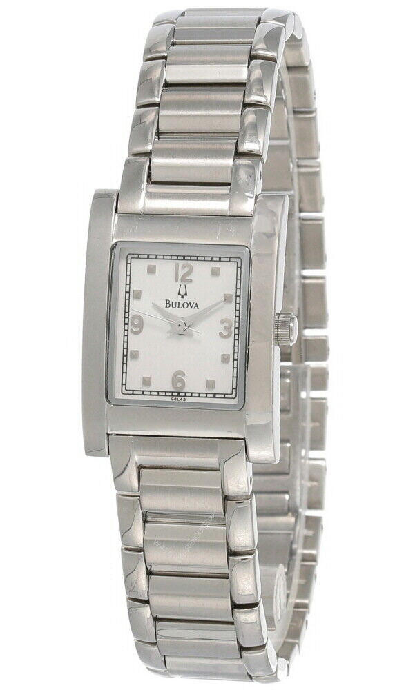 Bulova Women\'s Solar White Dial Stainless Steel Watch Bulova Prestige White Dial Stainless Steel Women main image 3