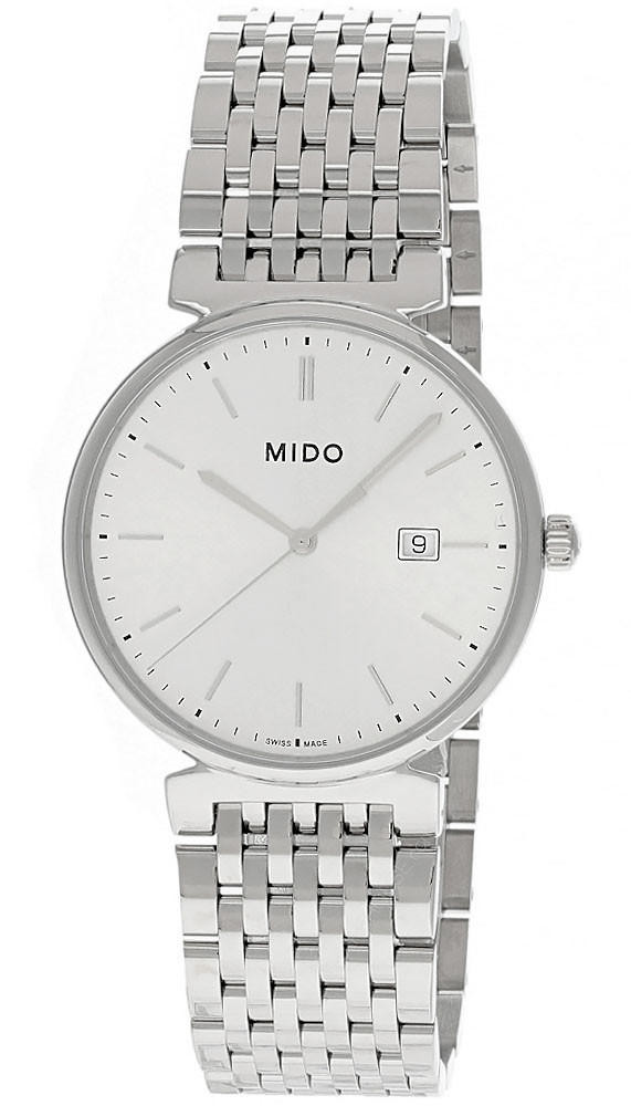 MIDO Dorada 38MM Quartz SS Silver Dial Men 