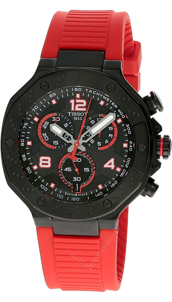 TISSOT T-Race MotoGP 2023 Limited Edition 45MM Rubber Men's Watch T141 ...