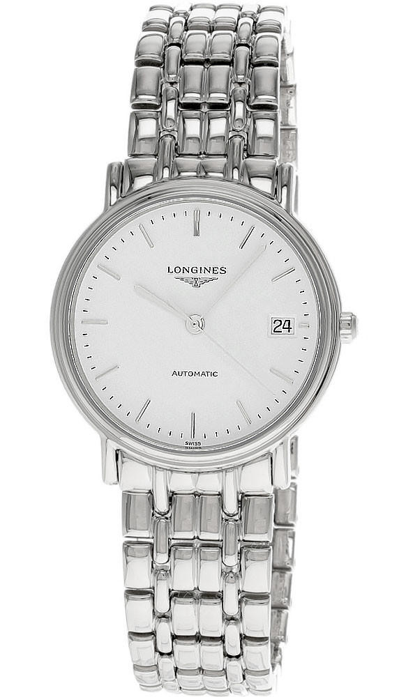 LONGINES Presence AUTO 34.5MM White Dial SS Women's Watch L4.821.4