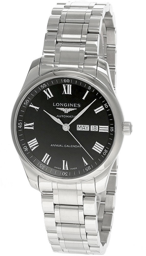LONGINES Master Collection Automatic SS 42MM Annual Calendar Men's Watch L2.920.4.51.6 / L29204516