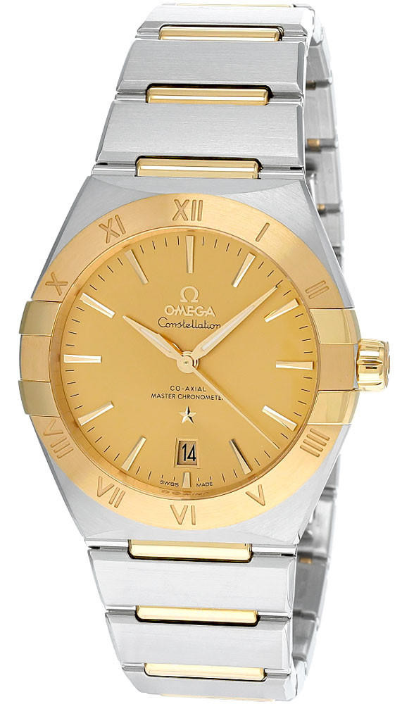 OMEGA Constellation ゴールド シルバー OMEGA Constellation 39MM SS 18K Yellow Gold SS Bracelet Men's