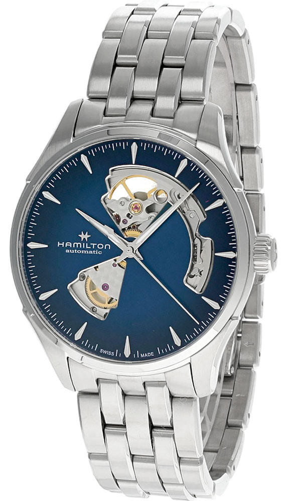 HAMILTON Jazzmaster Open Heart 40MM AUTO SS Blue Dial Men's Watch H32675140