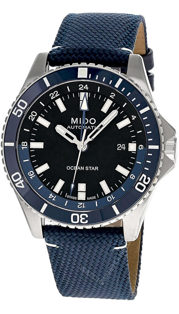 Photos - Wrist Watch Ocean MIDO  Star GMT 44MM AUTO Black Dial Men's Watch M026.629.17.051.00 