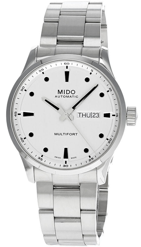 MIDO Multifort M AUTO 42MM SS Silver Dial Men's Watch M038.430.11
