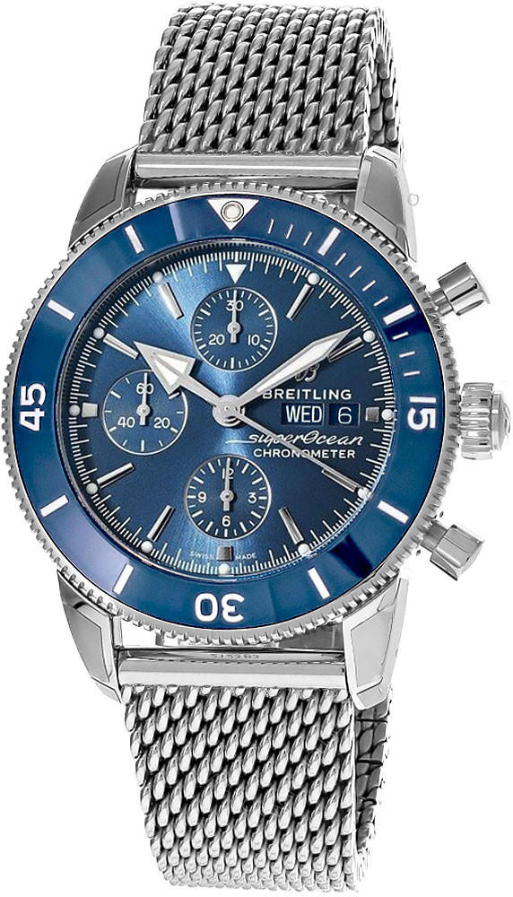 BREITLING Superocean Heritage II AUTO 44MM CHRONO SS Men's Watch A13313161C1A1