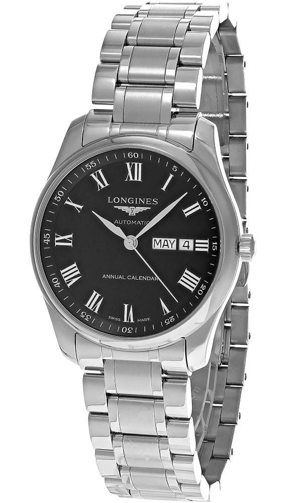 LONGINES Master Collection AUTO SS 40MM Black Dial Men's Watch L2.910.4.51.6 / L29104516