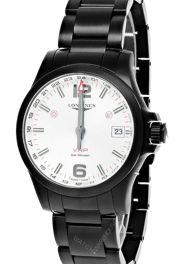 LONGINES Conquest V.H.P Quartz 41MM Silver Dial Men's Watch L3