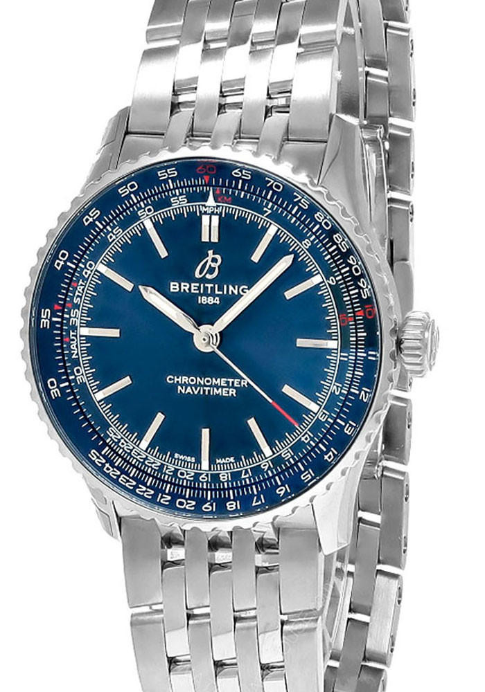 BREITLING Navitimer AUTO 41MM SS Blue Dial Men's Watch A17329161C1A1