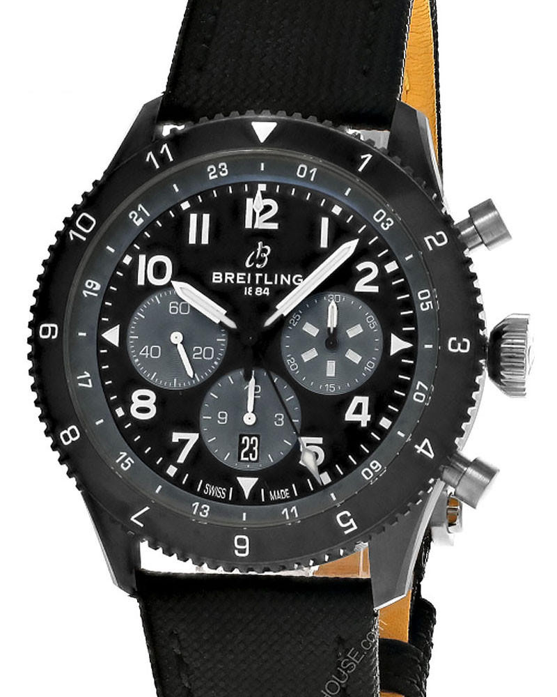 BREITLING Super Avi B04 GMT CHRONO 46 Mosquito Night Fighter Men's Watch SB04451A1B1X1