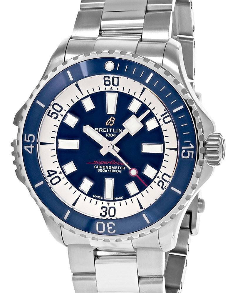 BREITLING Superocean Automatic 46MM SS Men's Watch A17378E71C1A1