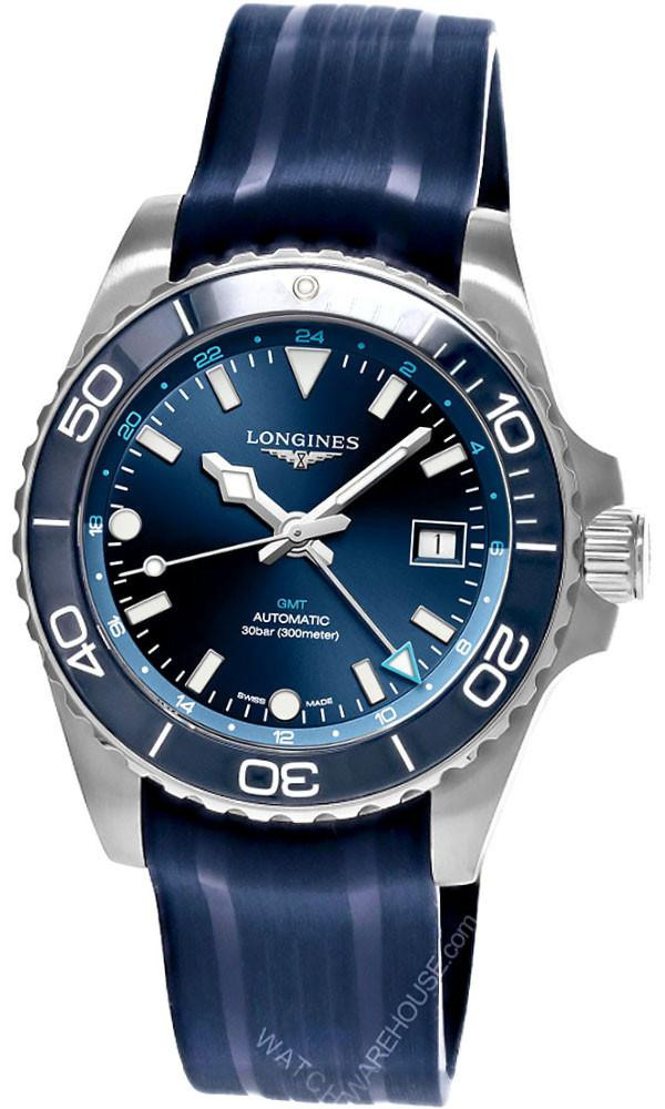 LONGINES Hydroconquest GMT Automatic 41MM Men's Watch L3.790.4
