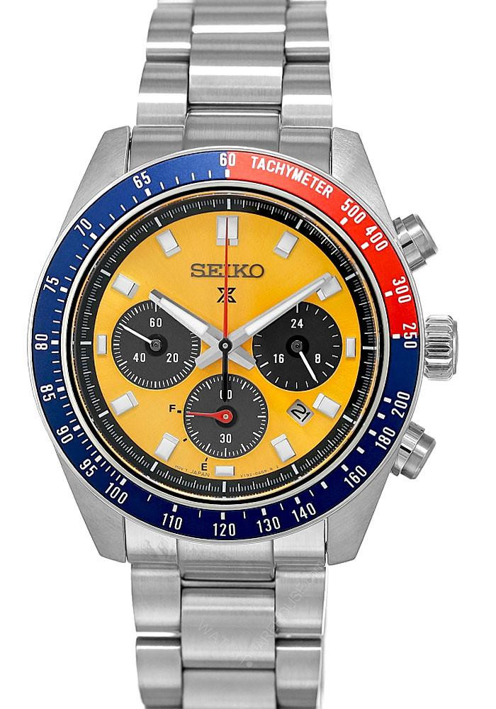 SEIKO Prosper Speedtimer Chronograph 41.4MM Men's Watch SSC947